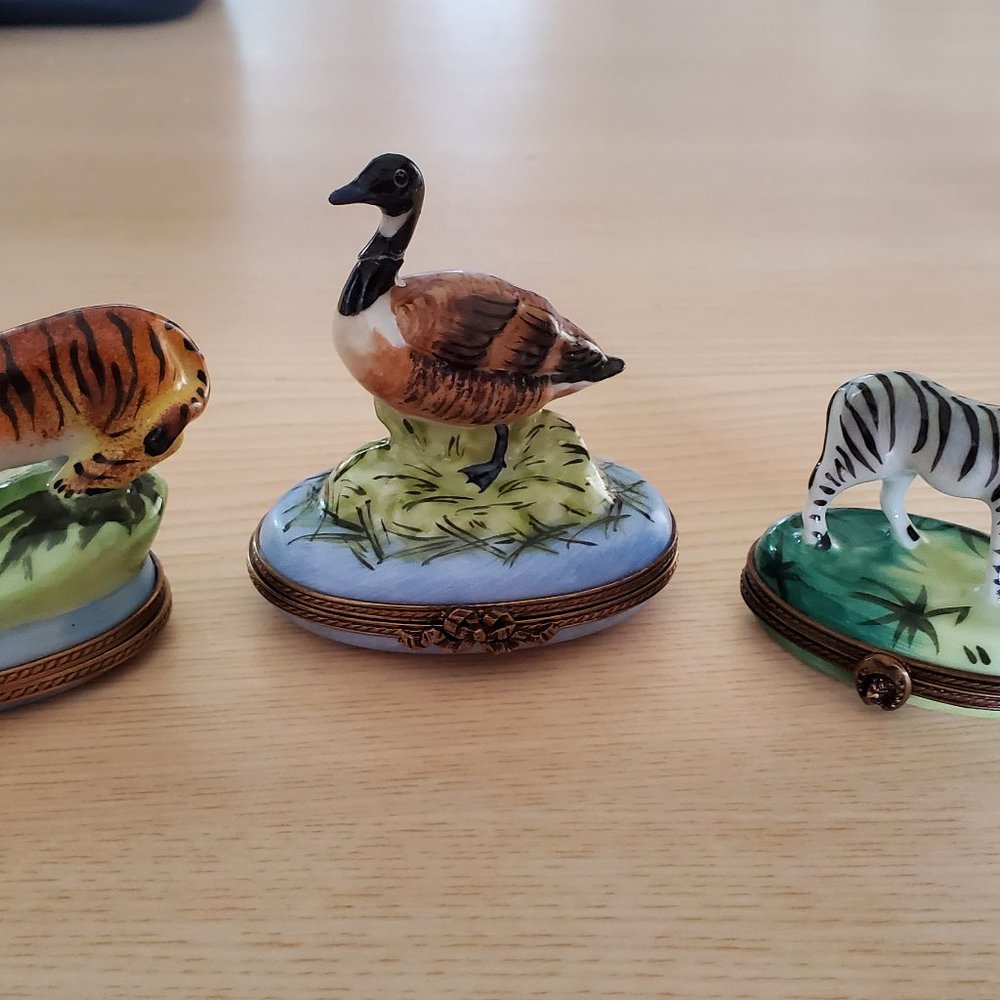 Limoges porcelain boxes